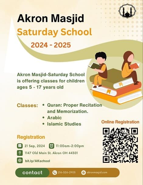 Akron Masjid Saturday School